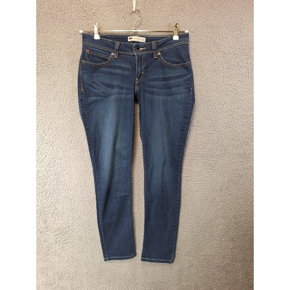Levi's‎ Jeans Womens 11S (Fits 31x28) Blue Denim Bold Curve Low Rise Skinny Leg